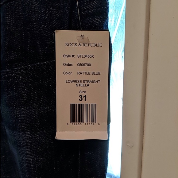 Rock & Republic Jeans NWT Straight Leg (Stella) - Picture 7 of 8
